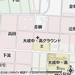 愛知県一宮市千秋町天摩（流）周辺の地図