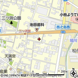 愛知県小牧市三ツ渕1706周辺の地図