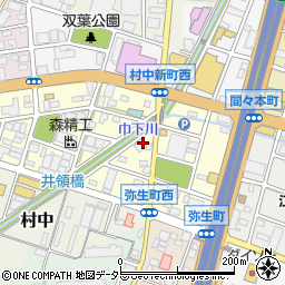 愛知県小牧市弥生町132周辺の地図