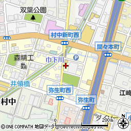愛知県小牧市弥生町136周辺の地図