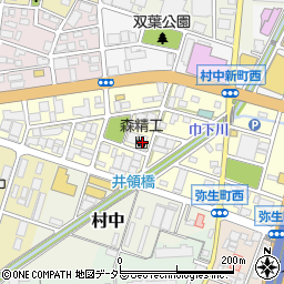 愛知県小牧市弥生町65周辺の地図