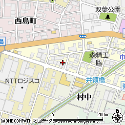 愛知県小牧市弥生町41周辺の地図