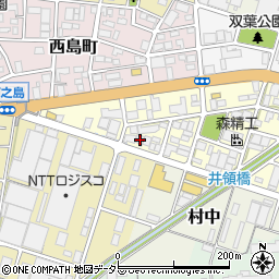 愛知県小牧市弥生町36周辺の地図