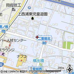 愛知県小牧市二重堀730周辺の地図