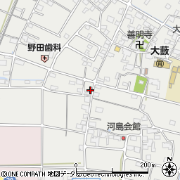 浦松理容店周辺の地図