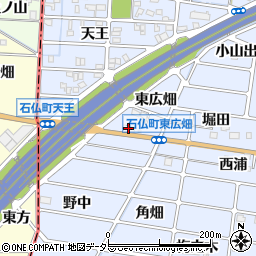 愛知県岩倉市石仏町桝杁西周辺の地図