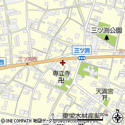 愛知県小牧市三ツ渕355周辺の地図