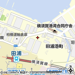 株式会社トーヨー　田浦工場周辺の地図