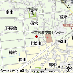 愛知県一宮市冨田流筋10周辺の地図