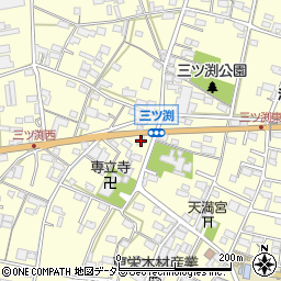 愛知県小牧市三ツ渕363周辺の地図