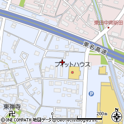 愛知県小牧市二重堀205-6周辺の地図