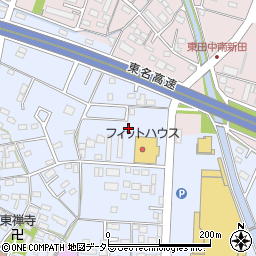 愛知県小牧市二重堀205周辺の地図