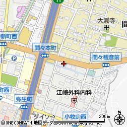 トヨタレンタリース愛知小牧インター店周辺の地図