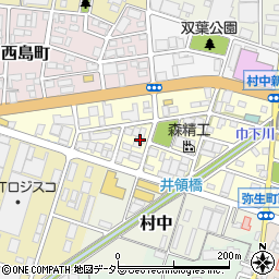 愛知県小牧市弥生町52周辺の地図