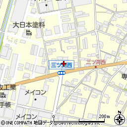 愛知県小牧市三ツ渕768周辺の地図