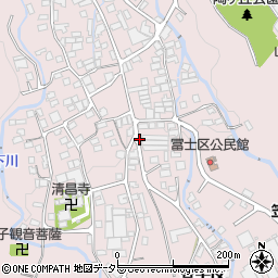 岐阜県多治見市笠原町（富士区）周辺の地図