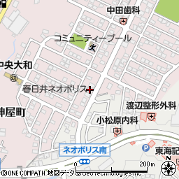 愛知県春日井市神屋町2298-429周辺の地図