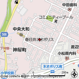 愛知県春日井市神屋町2298-500周辺の地図