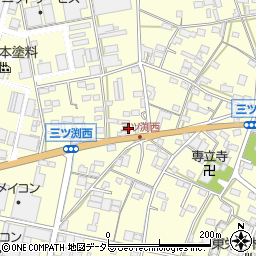 愛知県小牧市三ツ渕656周辺の地図