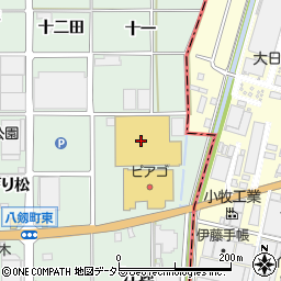 ＤＣＭ２１岩倉店周辺の地図