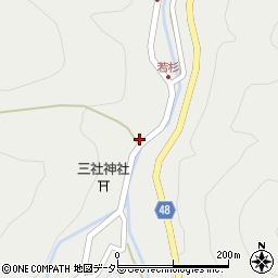 兵庫県養父市大屋町若杉391周辺の地図