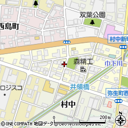 愛知県小牧市弥生町51周辺の地図