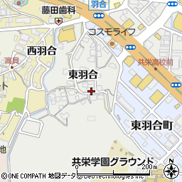 京都府福知山市東羽合周辺の地図