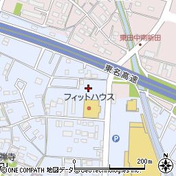愛知県小牧市二重堀208周辺の地図