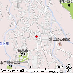 岐阜県多治見市笠原町富士区3671-2周辺の地図