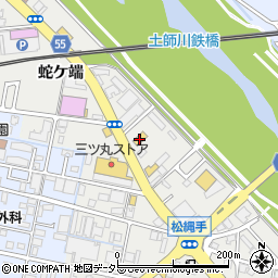 マクドナルド福知山松縄手店周辺の地図