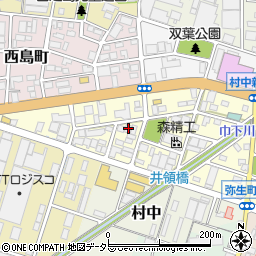 愛知県小牧市弥生町48周辺の地図