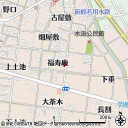 愛知県一宮市浅野福寿庵周辺の地図