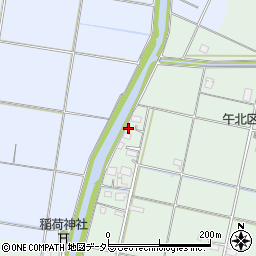 岐阜県羽島市上中町午北295周辺の地図