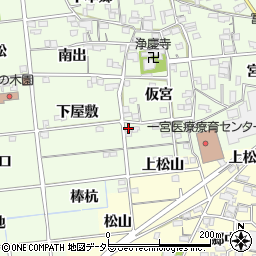 愛知県一宮市冨田流筋1周辺の地図