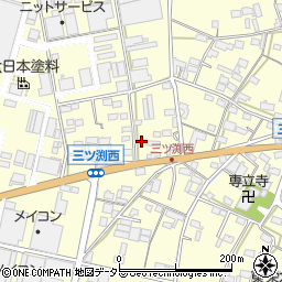 愛知県小牧市三ツ渕659周辺の地図