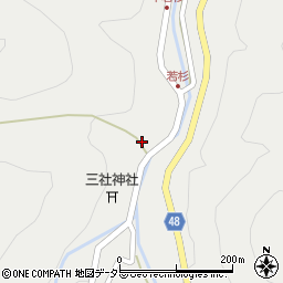 兵庫県養父市大屋町若杉389周辺の地図
