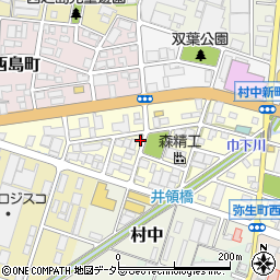 愛知県小牧市弥生町50周辺の地図