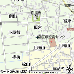 愛知県一宮市冨田流筋6周辺の地図