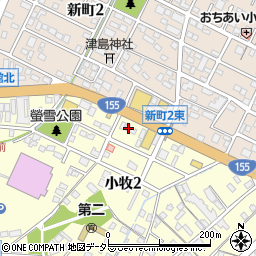 愛知県小牧市小牧2丁目41周辺の地図