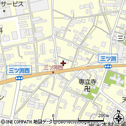 愛知県小牧市三ツ渕337周辺の地図