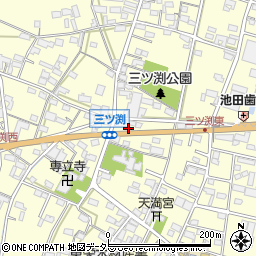 愛知県小牧市三ツ渕389周辺の地図