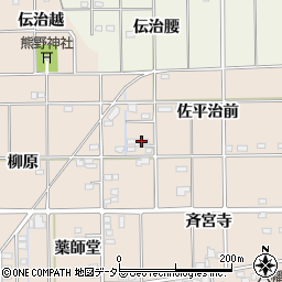 愛知県一宮市大和町苅安賀（佐平治前）周辺の地図