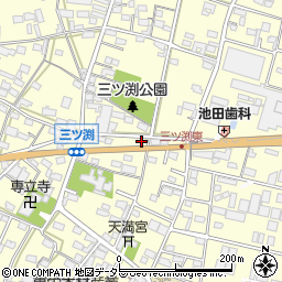 愛知県小牧市三ツ渕397周辺の地図