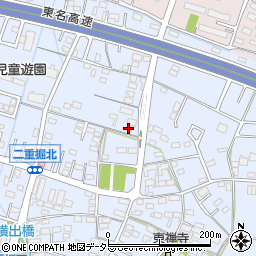 愛知県小牧市二重堀638-12周辺の地図