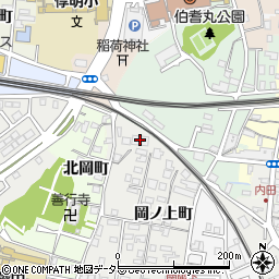 西田記念会館周辺の地図