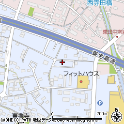 愛知県小牧市二重堀203-5周辺の地図