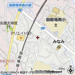 静岡県御殿場市萩原1278-1周辺の地図