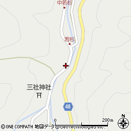 兵庫県養父市大屋町若杉395周辺の地図
