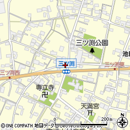 愛知県小牧市三ツ渕362周辺の地図