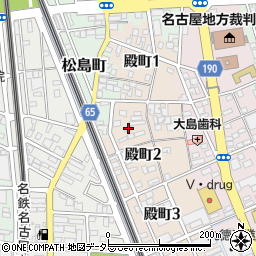 愛知県一宮市殿町2丁目26-1周辺の地図